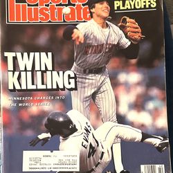 Sports Illustrated October 19, 1987 Twin Killing