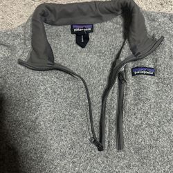 Patagonia Gray Quarter-Zip Fleece 