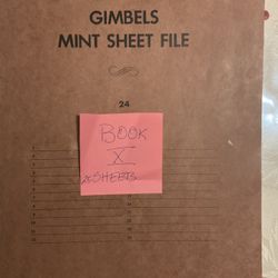 UNITED STATES mint sheets- BOOK X