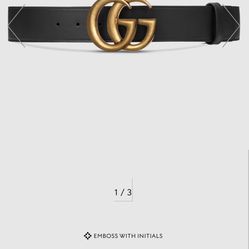 Gucci Marmot Wide Belt W Authenticity Card