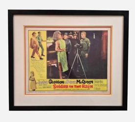 Picture frame with vintage poster