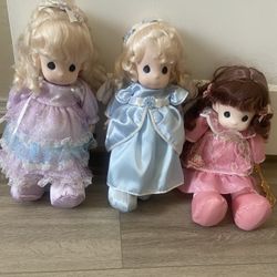 Precious Moments Dolls With Stand 