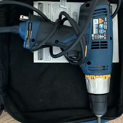 Ryobi corded drill with case
