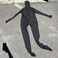 lack Full Body Suit / Morphsuit – Hooded, One Piece