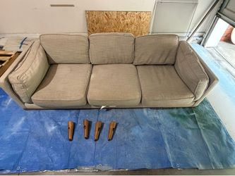 Article Brand Sofa - Timber 90" Sofa - Rain Cloud Gray