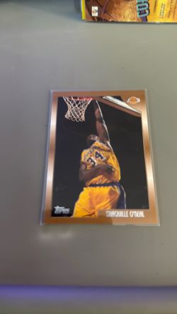 1998-99 Topps #175 Shaquille O'Neal LA Lakers