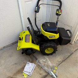 RYOBI 40V HP Brushless 18 in. Battery Powered Rear Tine Tiller (USED FOR PARTS)