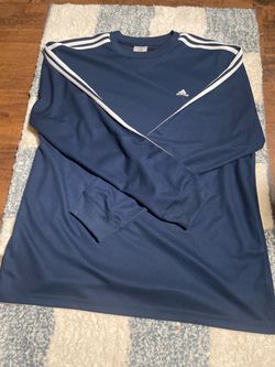 Adidas Long Sleeve Navy Blue Shirt