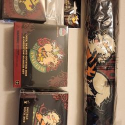 Pokemon World Championship 2025 Exclusive Arcanine Playmat, Deck Box, Sleeves, Dice And Damage Counters 