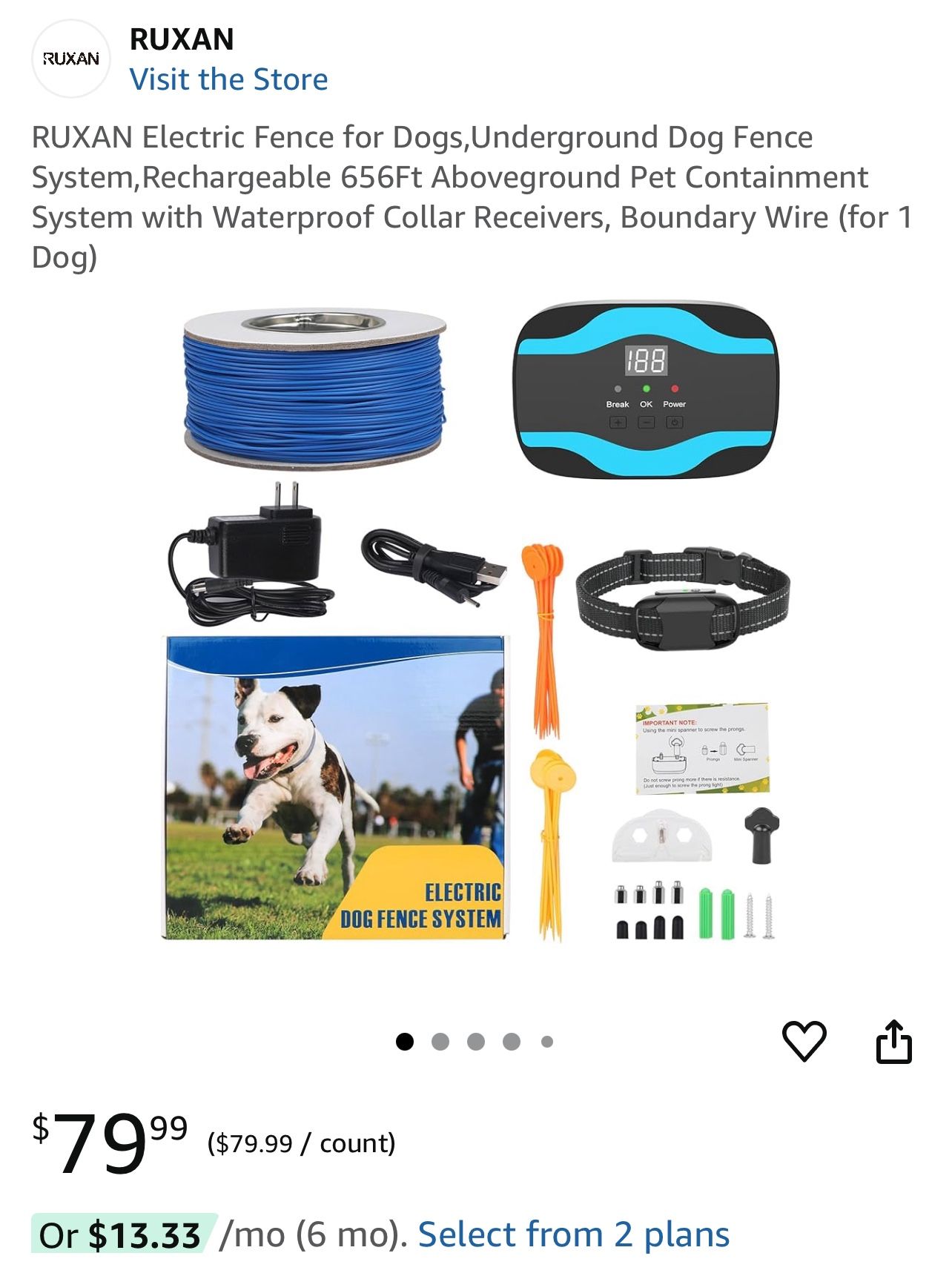 Electric Dog Fence System