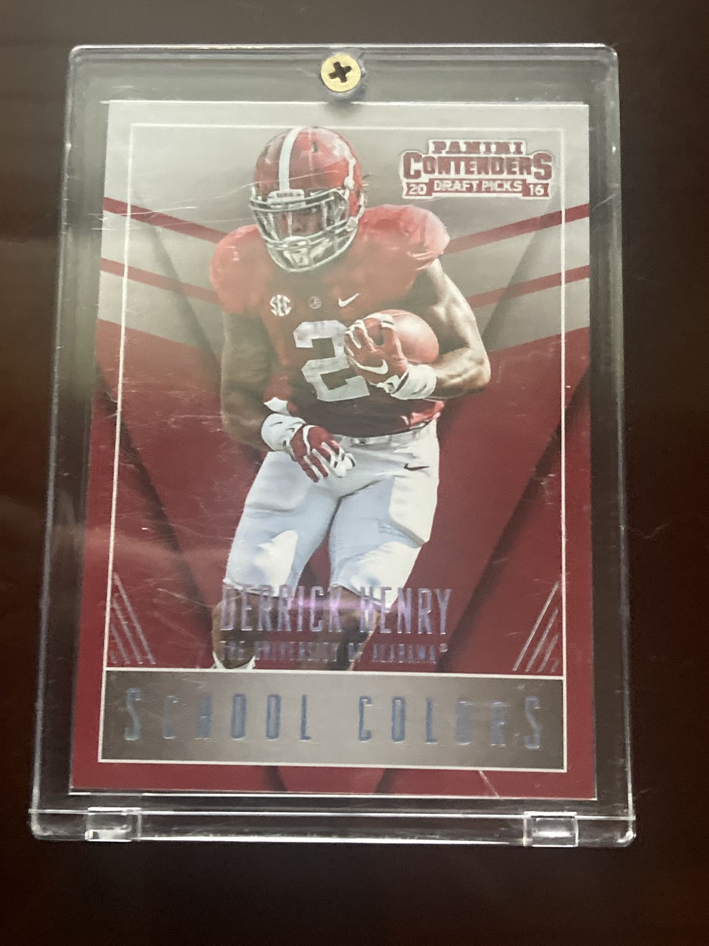 2016 #8 Panini Contenders Derrick Henry School Colors Rookie Card