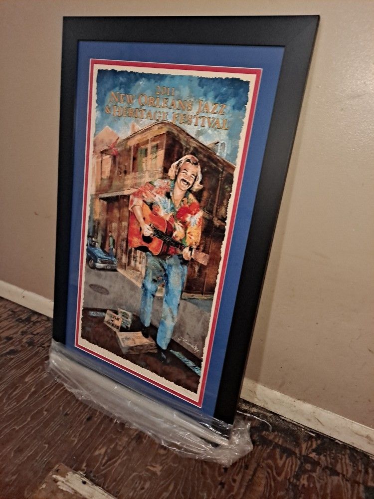 2011 Jazzfest Jimmy Buffett Authentic Poster