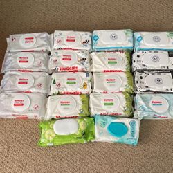 $30 For All Diaper Wipes 18 Packs = 1152 Wipes Brand New