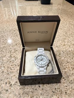 Ann Klein Ladies Porcelain Watch