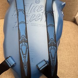 DC Blue Beetle Backpack Halloween Costume Piece Vessel AMC Promo Popcorn Bucket