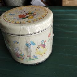 Easter canister with jelly beans