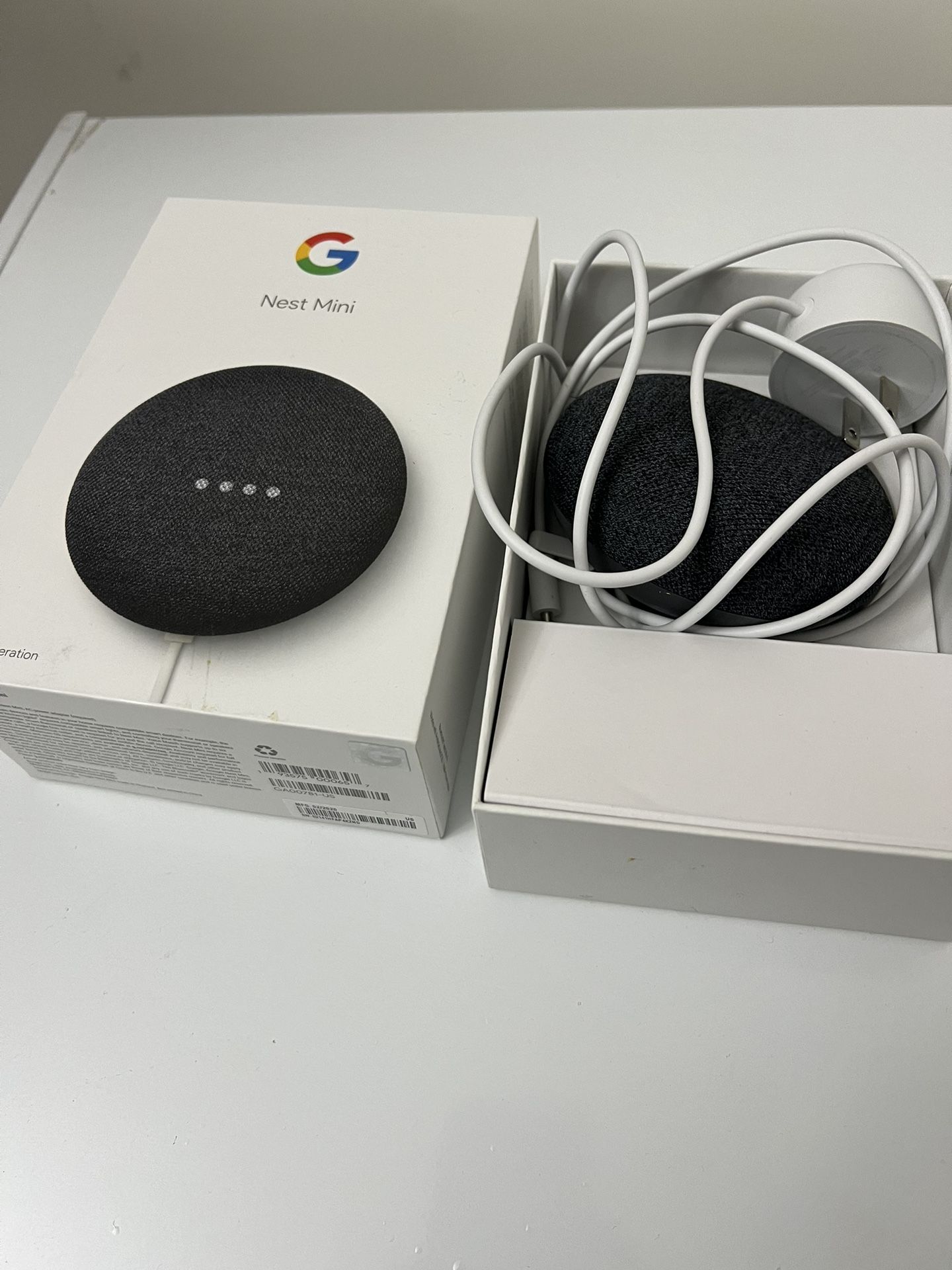 Nest Google Mini 2nd Gen Smart Speaker, Voice Control, 360 Degree Sound (I-F4)