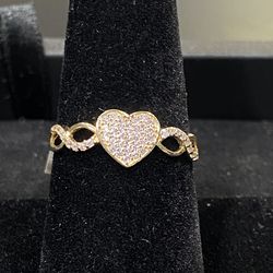 14K HEART RING