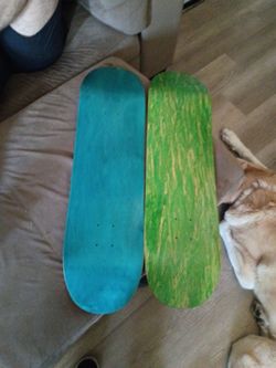 2 unused blank maple 8 ply decks brand new grip