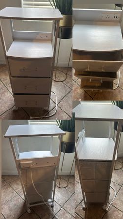 Dorm nightstand WHITE