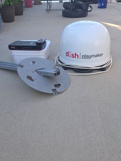 Dish Playmaker Portable Satellite Antenna with Wally Receiver