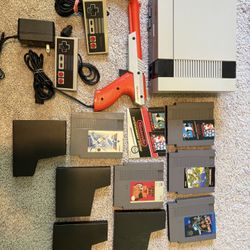 Nintendo NES + 5 Games (hablo Espanol)