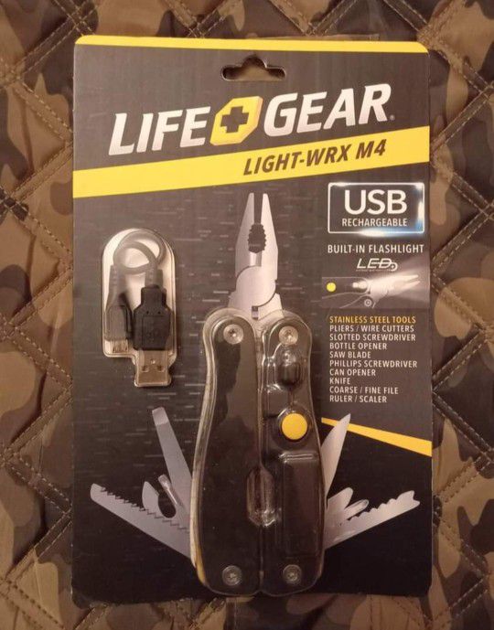 $15 Each
Multi Tools 
with Built In 
USB Rechargable 
LED Flashlight 