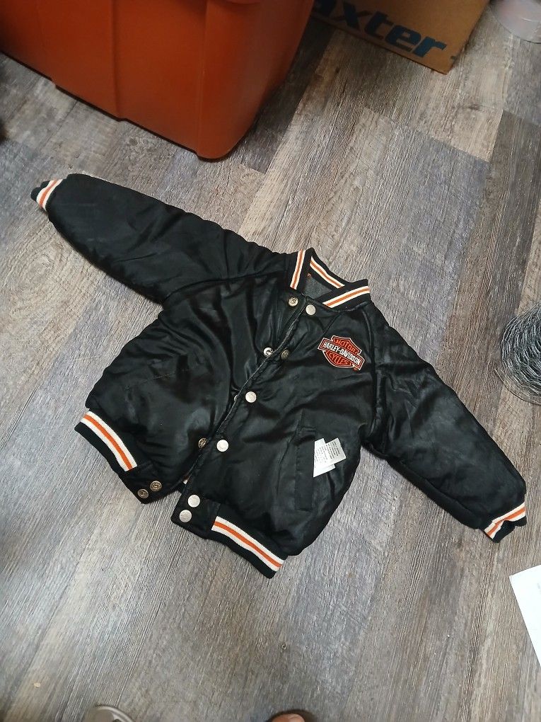Reverseable Harley Davidson Bomber Jacket