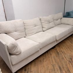 Delivery Available White sofa/couch