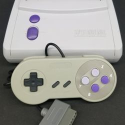 SNES Super Nintendo Top Loader Console Used 