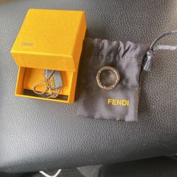Fendi Gold Plated Ring 