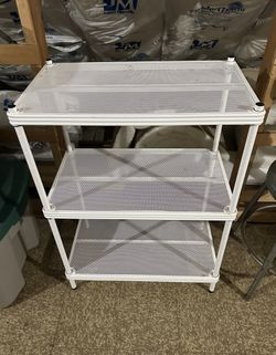 White Metal Shelf