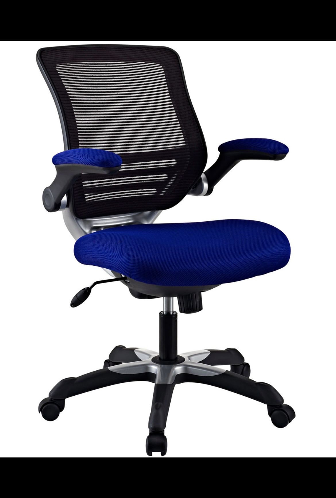 Modway Blue Leather office chair