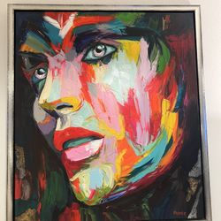 Large Oil Painting Of Woman