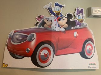 Mickey mouse clubhouse cardboard cutout BIG standee USED