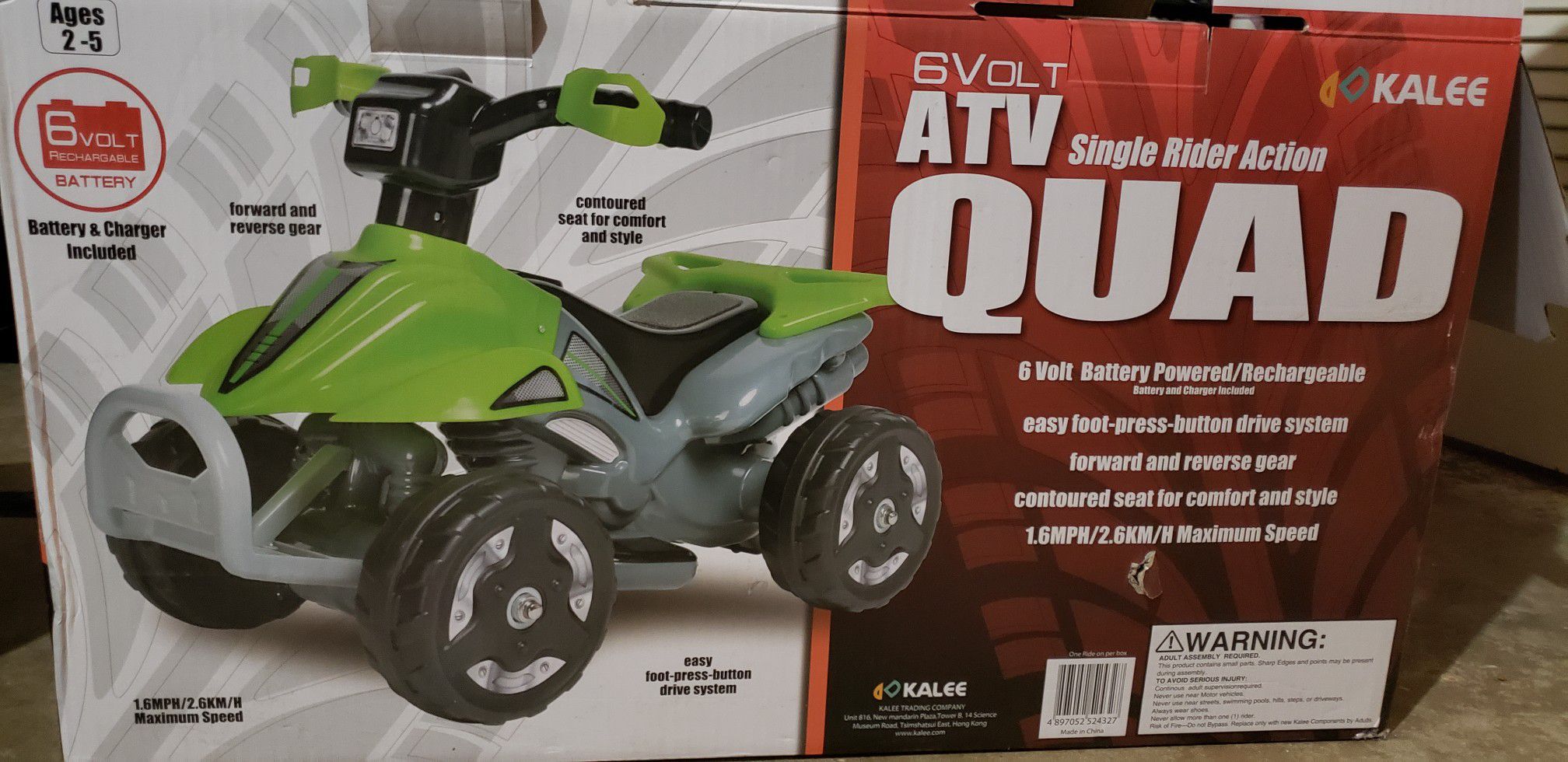 Kids Ride on ATV Quad like new in box