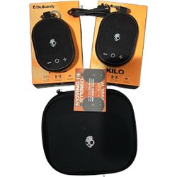 2 set of Skullcandy Kilo Compact Wireless Speaker Double Set Plus Case