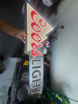 Coors light sign