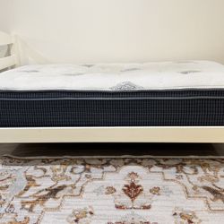 Twin Frame Bed With Mattress