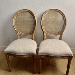 Gorgeous 2 French Style New Chairs