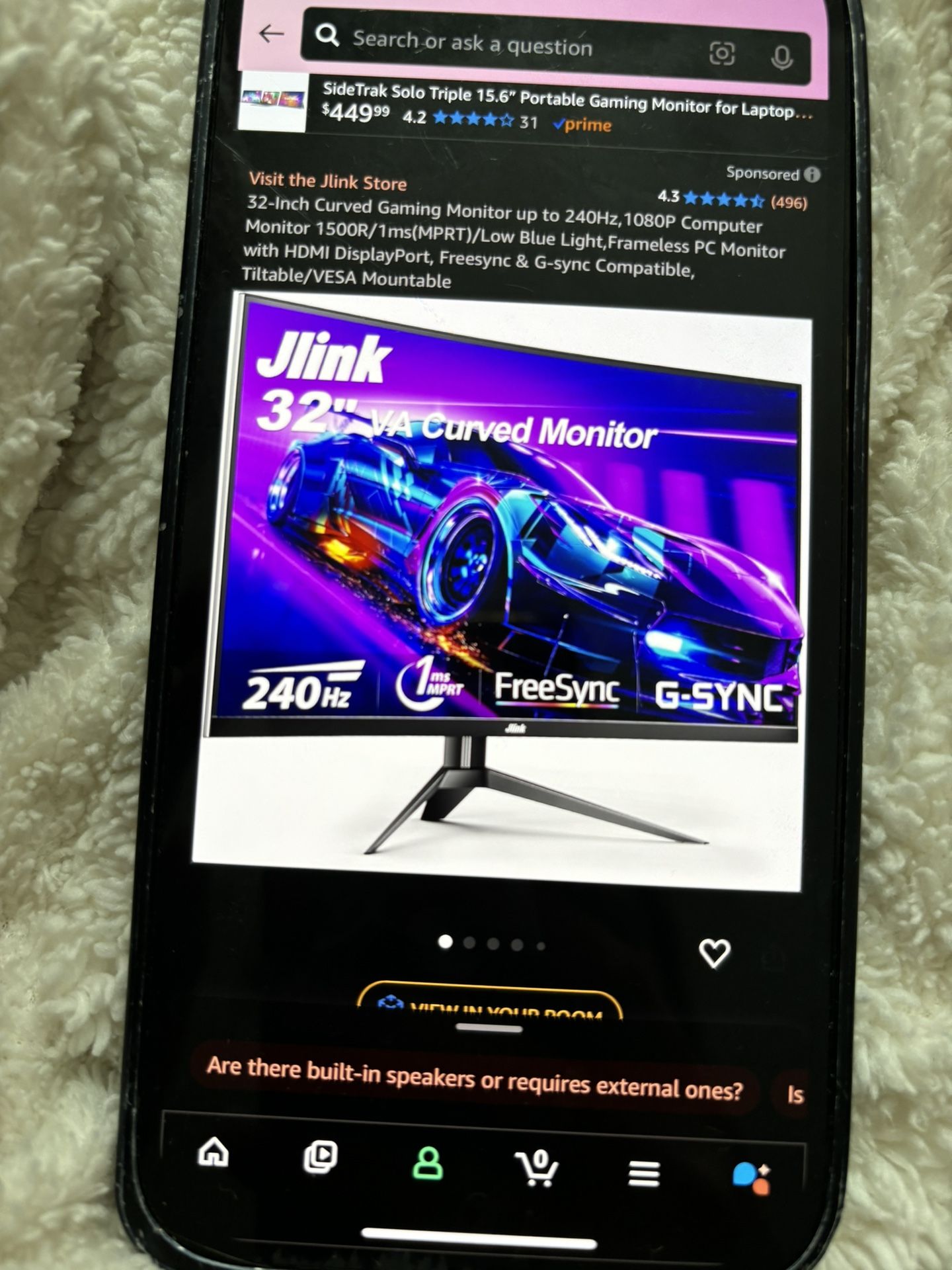 32” Curved Monitor