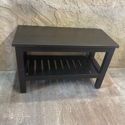 IKEA HEMNES BENCH - SOLID WOOD - Black/Brown - Delivery Available For A Fee - See My Items
