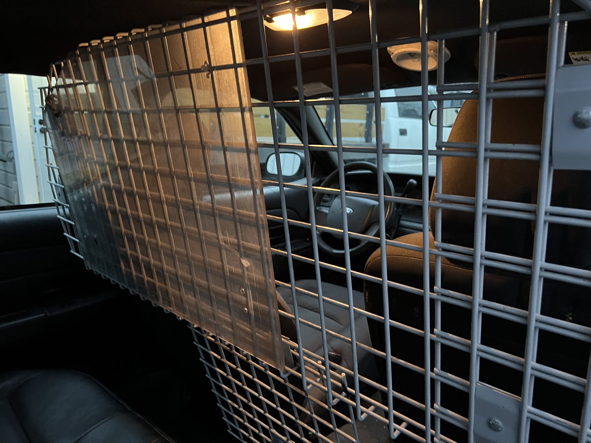 Crown Victoria Cage Rear Seat Complete