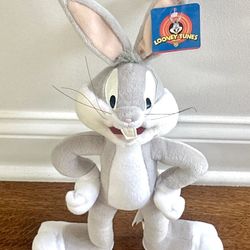 Bugs Bunny Plush Toy 188” from the Looney Tunes-By Nanco-Vintage 2002. New with Tags! 