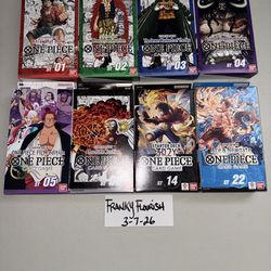 One Piece Starter Deck 1-6 14 & 22 Sealed