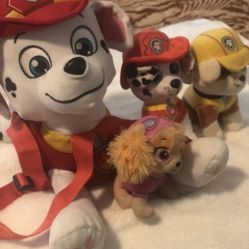 Paw Patrol Plush LOT