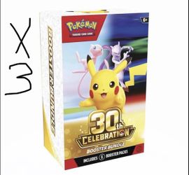 Pokémon 30th celebration booster bundle