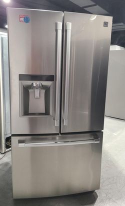 Kenmore 3-Door Stainless Steel Fridge
