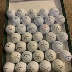 40 Golf Balls Callaway In Good Condition.