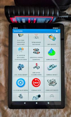 Professional OBD2 scanner for cars, motorcycles, EVs + key programmer